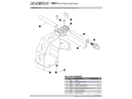 Park 2542 Quick Release Shim WH-1