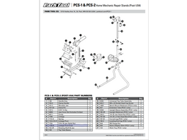 Park Tool 112B-R PCS-1/2 Linkage pivot knob
