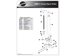 Park Tool 1169-2 Inner Shell Bolt CRP-1