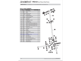 Park Tool 2850 Endkappe Standfuß hinten