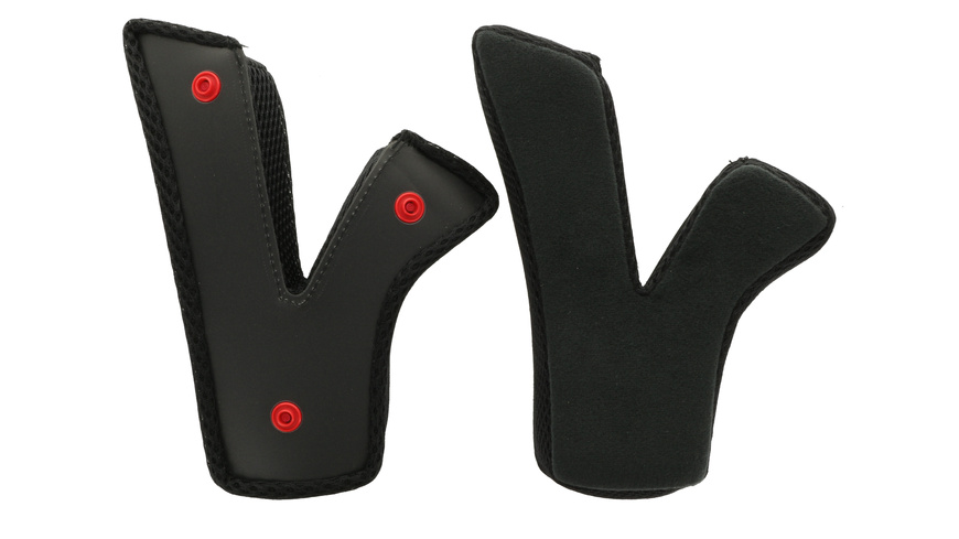 Bell Cheek-Pads: Drop 35mm L Knopf rot Bell Cheek-Pads: Drop 35mm L Knopf rot