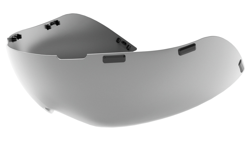 Giro Shield für Aerohead grey/silver M - Ersatzscheibe
