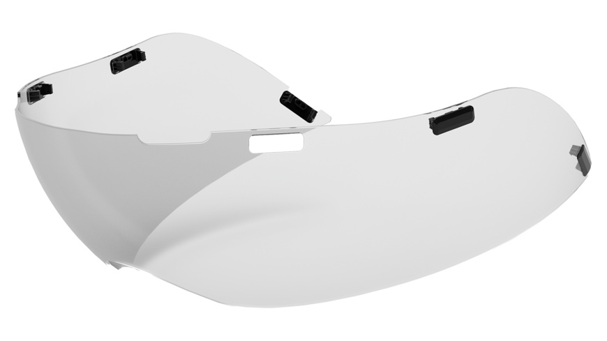 Giro Shield: Aerohead clear/silver S - Ersatzscheibe