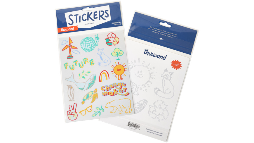 Thousand Sticker Sheet Jr Activist