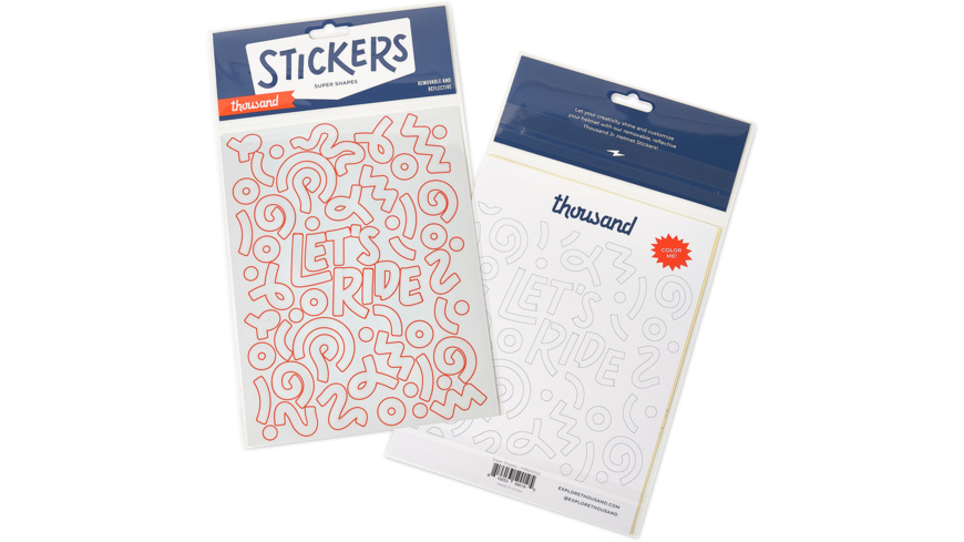 Thousand Sticker Sheet Super Shapes