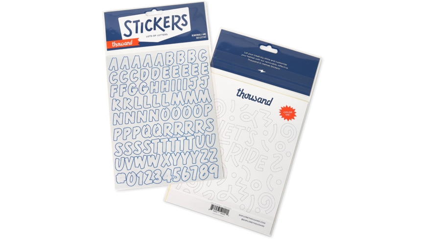 Thousand Sticker Sheet Lots of Letters