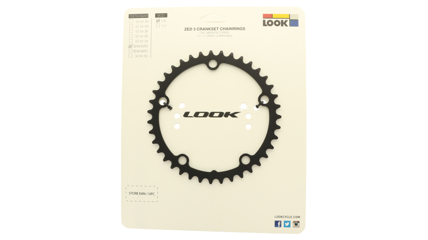 Look ZED 3 Kettenblatt 39 (130)für 52/53