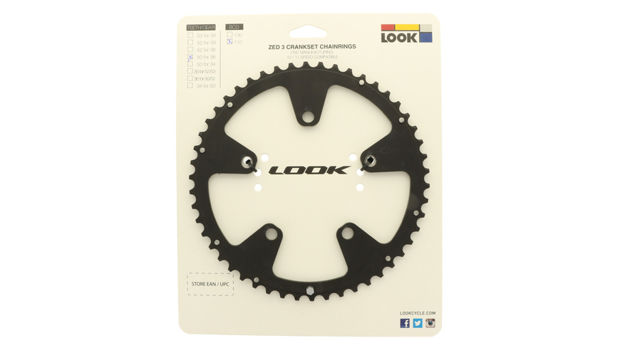 Look ZED3 Kettenblatt 50 (110) für 36