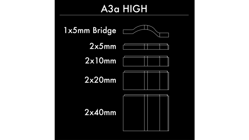 Profile Design A3A Hi-Riser Kit (5/10/20/40mm)