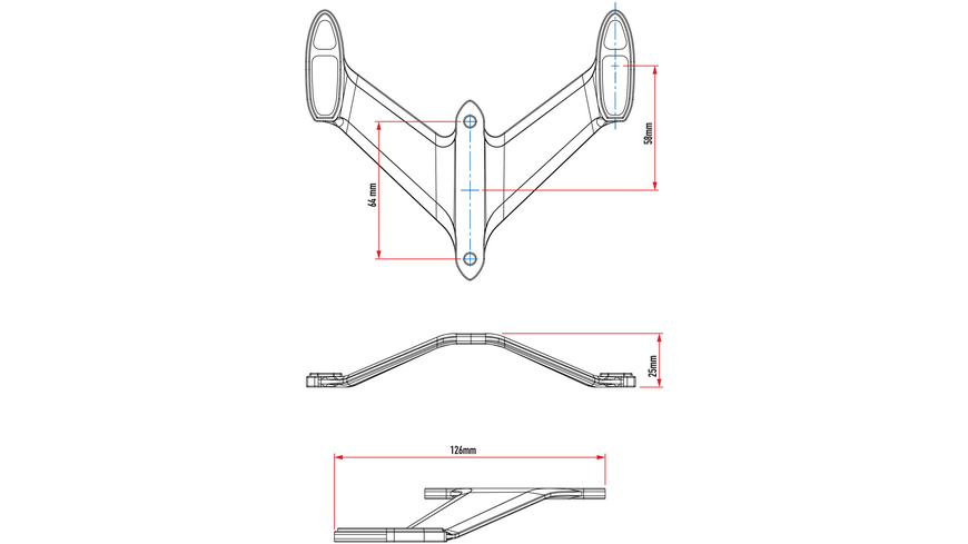 Profile Design A3A Hi-Riser Kit w/ A3A BTA Bridge