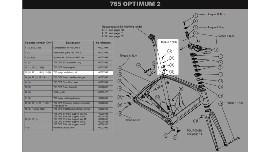 Look 765 Sattelstützenklemme