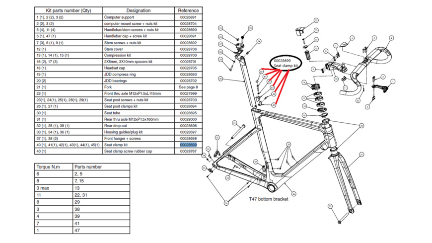 Look 796/795 Sattelstützenklemme