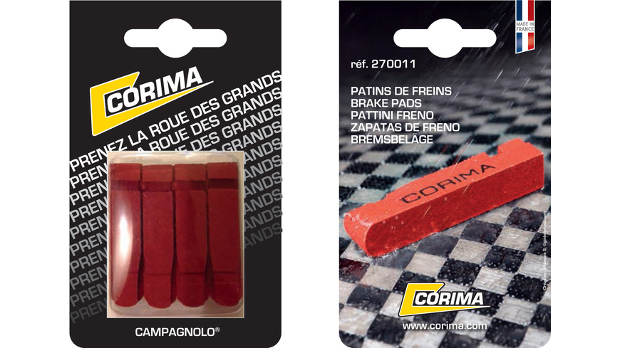 Corima Brake Pads (Blister of 4) Campa Corima Brake Pads (Blister of 4) Campa