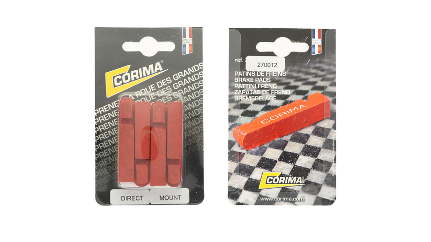 Corima Brake Pads (Blister of 4) Shim DM Corima Brake Pads (Blister of 4) Shim DM