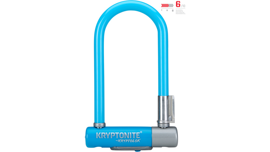 Kryptonite KryptoLok Mini-7 Bügelschloss light blue