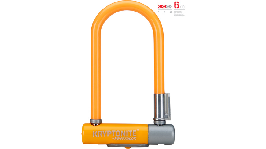 Kryptonite KryptoLok Mini-7 Bügelschloss light orange