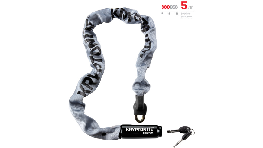 Kryptonite Keeper 785 I.C. Kettenschloss grey (85cm)