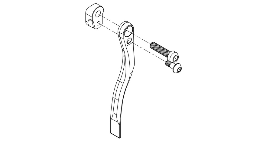 K-EDGE PRO Road Braze-on Chain Catcher K-EDGE PRO Road Braze-on Chain Catcher