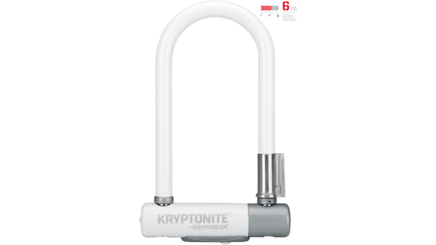 Kryptonite KryptoLok Mini-7 Bügelschloss pearly white Kryptonite KryptoLok Mini-7 Bügelschloss pearly white