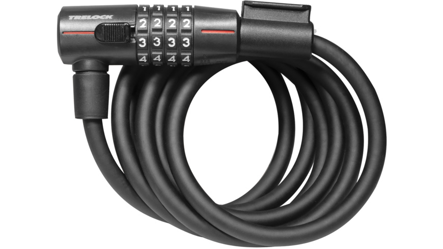 Trelock SK 312 Combo Spiralkabelschloss 180cm