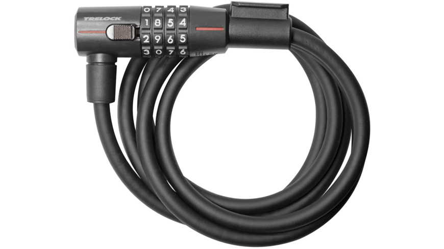 Trelock SK 415 Combo Spiralkabelschloss 180cm