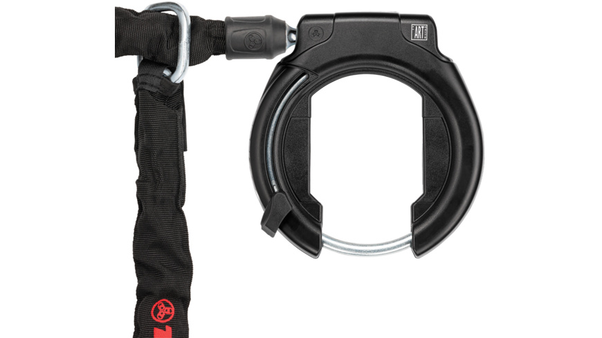Trelock RS 453 P-O-C Ballon Rahmenschloss NAZ + ZR 355 Plug-In Chain + Satteltasche Trelock RS 453 P-O-C Ballon Rahmenschloss NAZ + ZR 355 Plug-In Chain + Satteltasche
