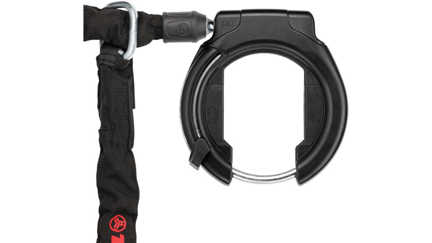 Trelock RS 453 P-O-C Ballon Rahmenschloss AZ + ZR 355 Plug-In Chain + Satteltasche Trelock RS 453 P-O-C Ballon Rahmenschloss AZ + ZR 355 Plug-In Chain + Satteltasche