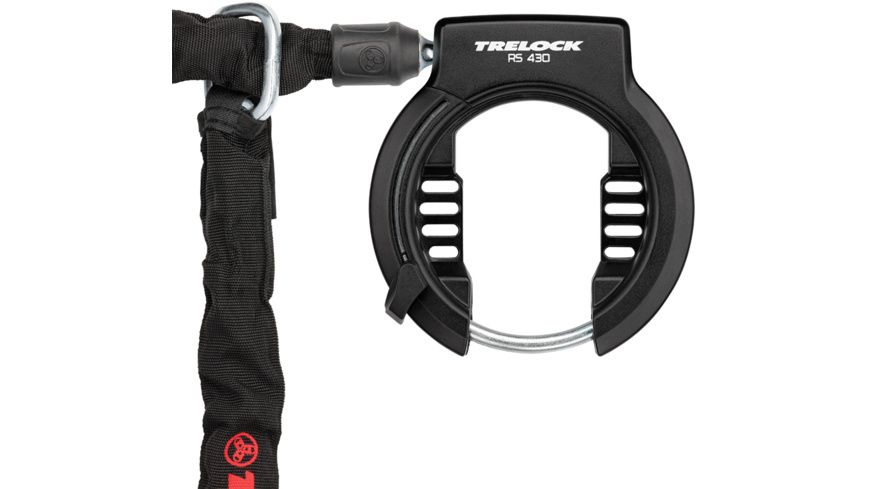 Trelock RS 430 P-O-C Rahmenschloss AZ + ZR 355 Plug-In Chain + Transporttasche Trelock RS 430 P-O-C Rahmenschloss AZ + ZR 355 Plug-In Chain + Transporttasche