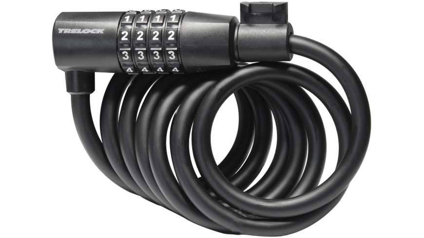 Trelock SK 108 Combo Spiralkabelschloss 180cm