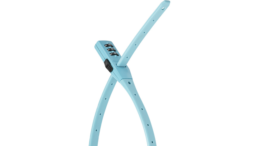 Trelock Strap-It Combo Schloss 53cm Blau