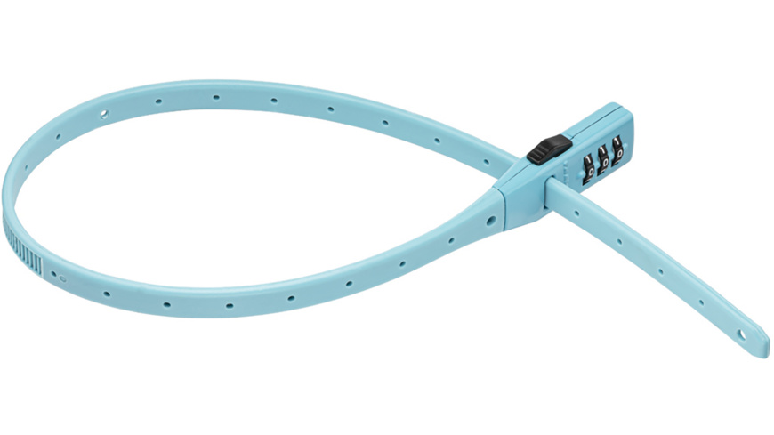 Trelock Strap-It Combo Schloss 53cm Blau