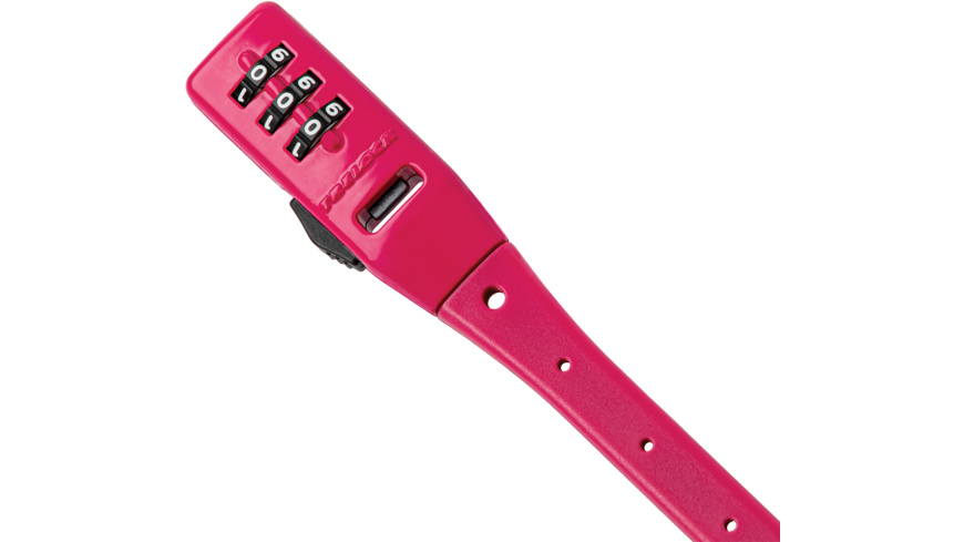Trelock Strap-It Combo Schloss 53cm Pink
