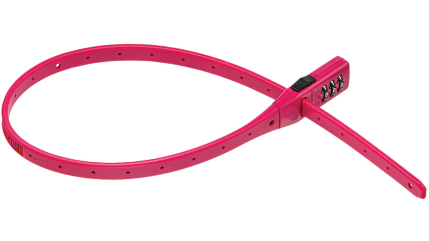 Trelock Strap-It Combo Schloss 53cm Pink