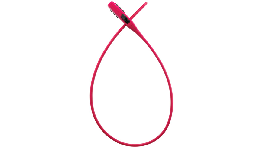 Trelock Strap-It Combo Schloss 53cm Pink