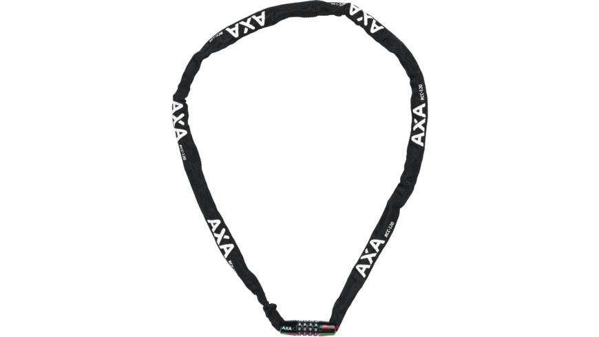 AXA Rigid RCC Combo Kettenschloss 120cm Schwarz