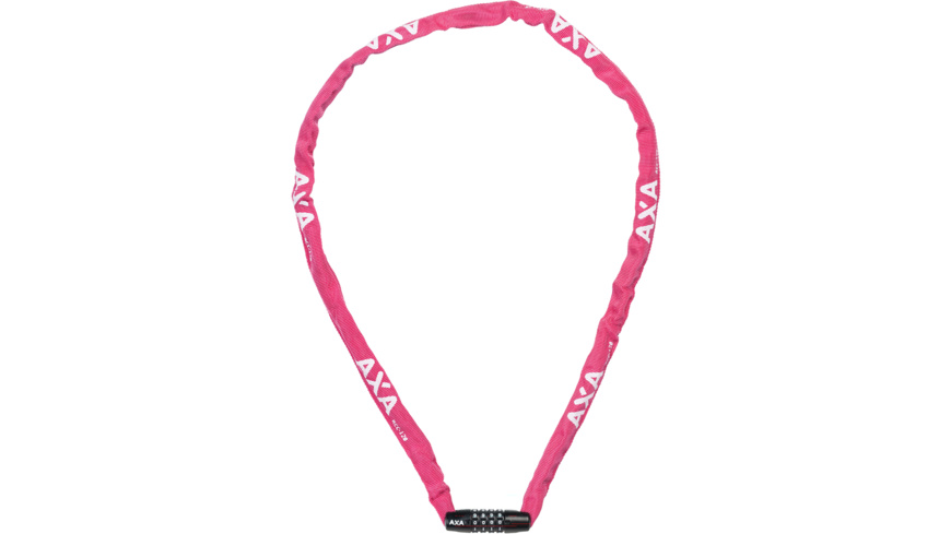 AXA Rigid RCC Combo Kettenschloss 120cm Pink