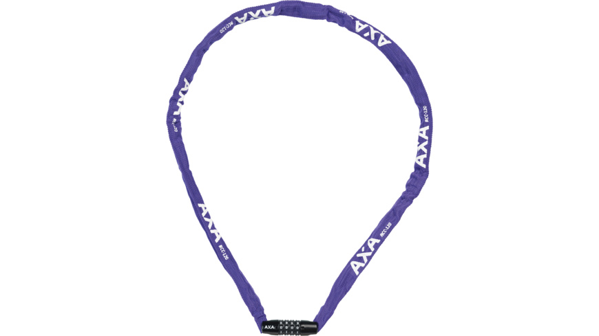 AXA Rigid RCC Combo Kettenschloss 120cm Purple
