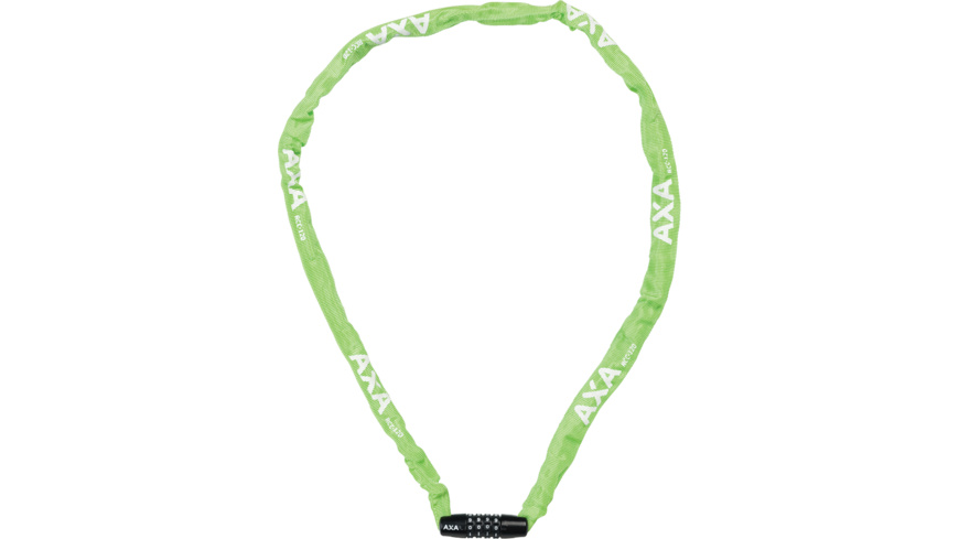 AXA Rigid RCC Combo Kettenschloss 120cm Grün