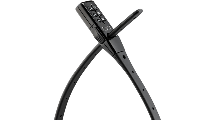 AXA Zipper Combo Schloss 53cm Schwarz