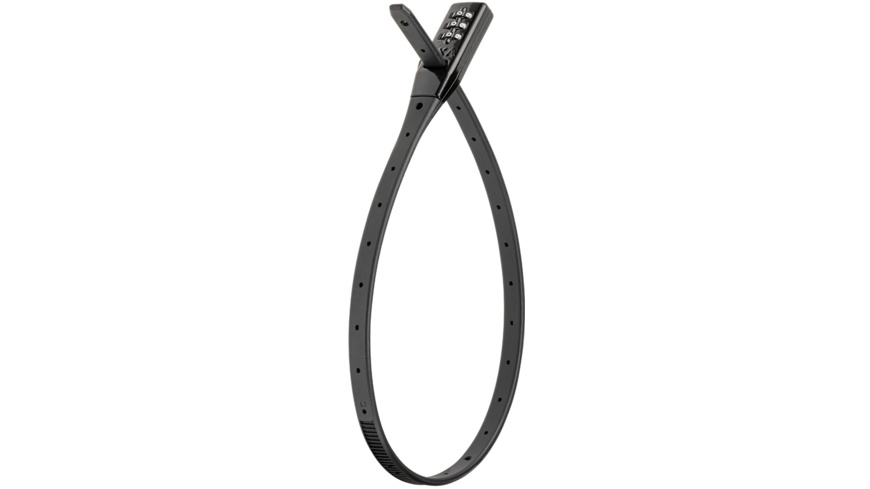 AXA Zipper Combo Schloss 53cm Schwarz