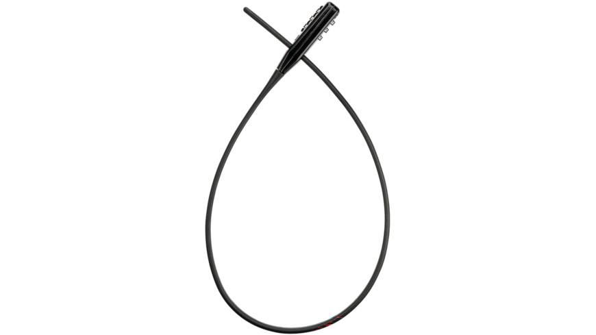 AXA Zipper Combo Schloss 53cm Schwarz
