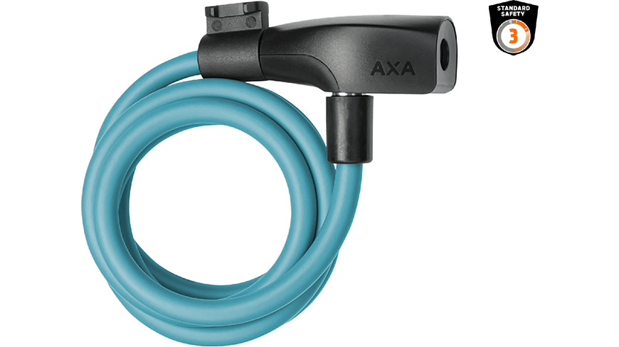 AXA Resolute 8 Kabelschloss 120cm Blue Ice