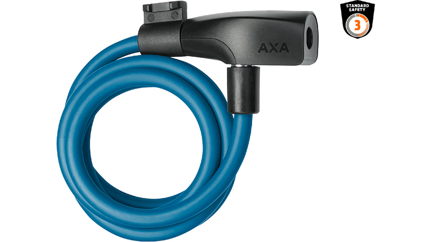 AXA Resolute 8 Kabelschloss 120cm Blue Petrol
