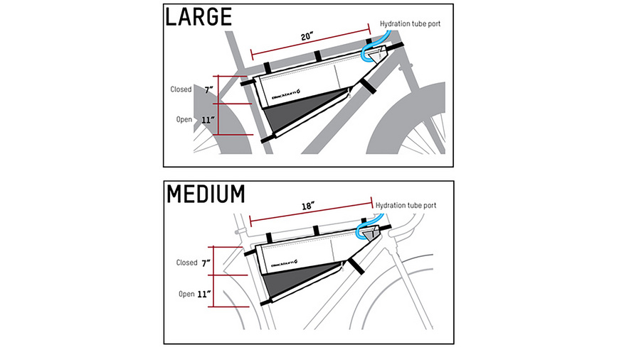 Blackburn Outpost Frame Bag - Large