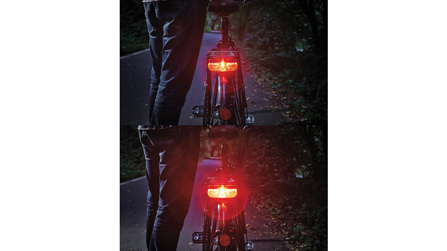Trelock LS 615 DUO FLAT Signal Dynamo / Rear Light Trelock LS 615 DUO FLAT Signal Dynamo / Rear Light