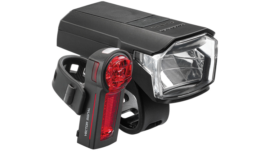 Trelock LS 480 LIGHTHAMMER 80 LUX USB / LS 740 I-GO® VECTOR Signal (Set) Trelock LS 480 LIGHTHAMMER 80 LUX USB / LS 740 I-GO® VECTOR Signal (Set)