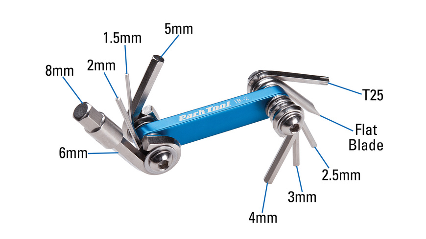 Park Tool IB-2 I-Beam Mini-Faltwerkzeug