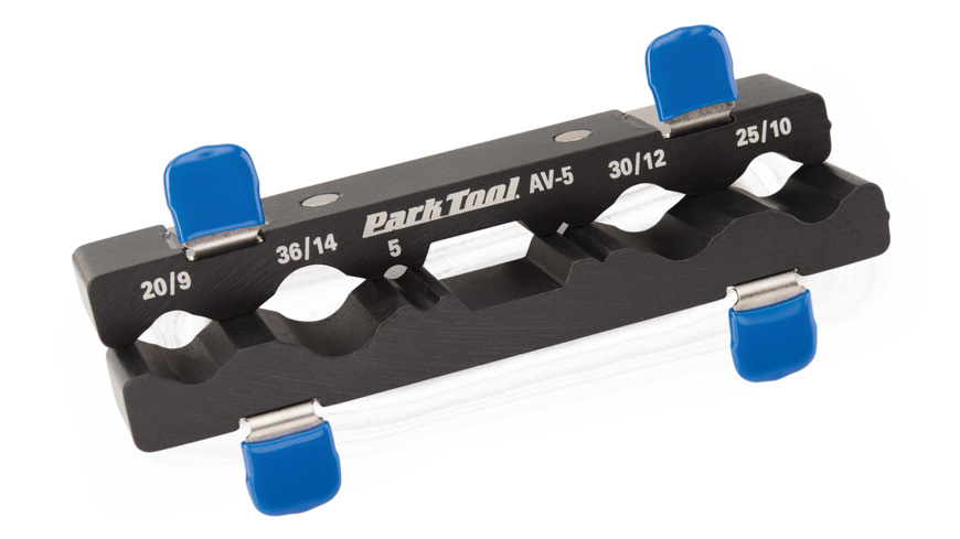 Park Tool AV-5 Axle and Spindle Vise Inserts