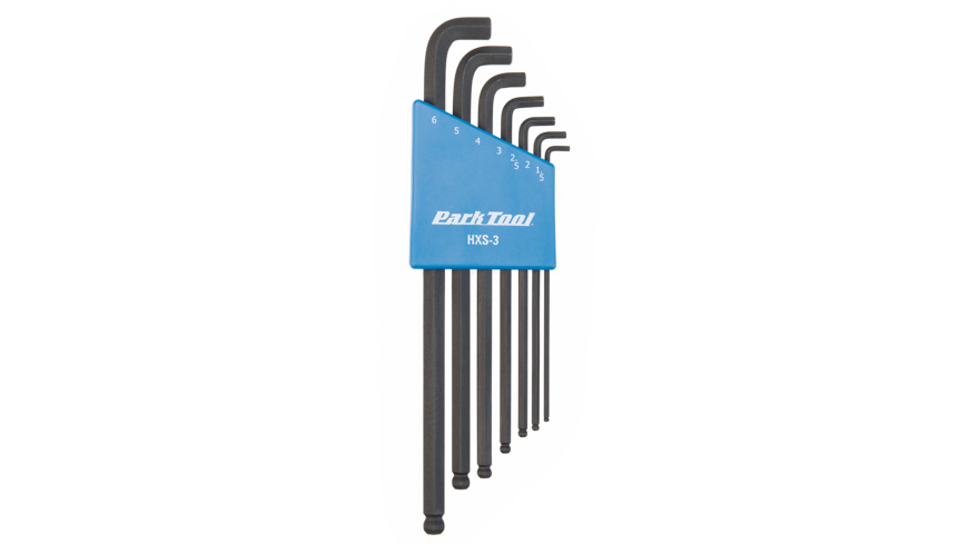Park Tool HXS-3 Stubby Winkelschüssel-Set 1,5-6mm, mit Halter