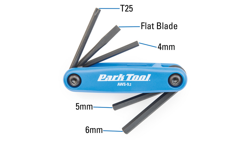 Park Tool AWS-9.2 Faltwerkzeug -/T25, 4/5/6